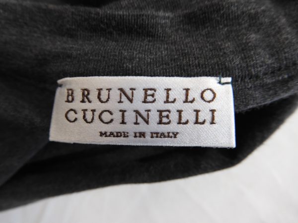 Brunello Cucinelli Cotton Jersey T-Shirt with Monili, Size M - Image 5