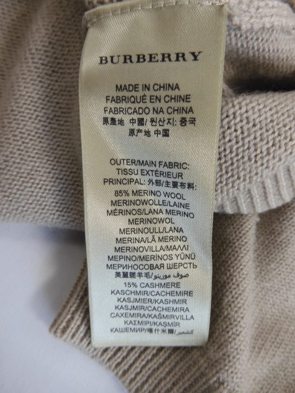 Burberry Brit merino Wool Sweater, Size M - Image 5