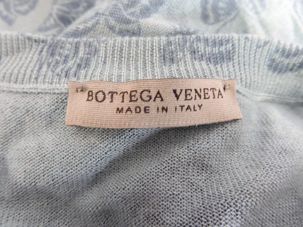 Bottega Veneta Butterfly Pattern Cashmere Cardigan, Size 42-12-L - Image 5