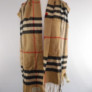 Burberry Made in Scotland Cashmere Scarf.