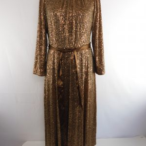 Hobbs London Salma Sequin Fit And Flare Dress, Size 12