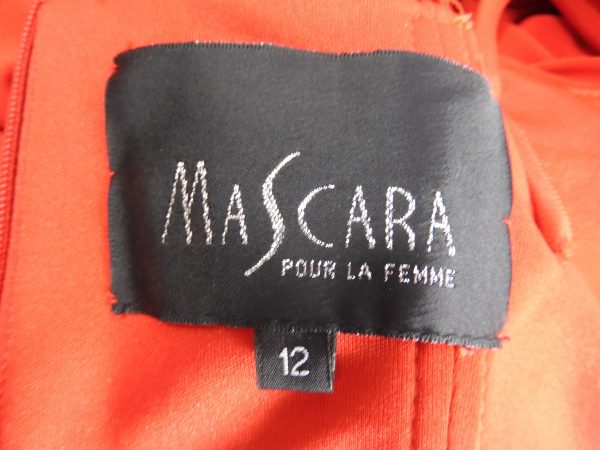 Mascara Evening Dress, Size 12. - Image 5