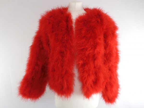 Mimi & Bow Ostrich Feather Jacket, Size XS, Film Worn.