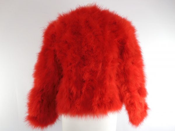 Mimi & Bow Ostrich Feather Jacket, Size XS, Film Worn. - Image 4
