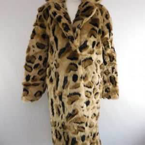 River island Leopard Print Coat, Size XS, Film Worn.