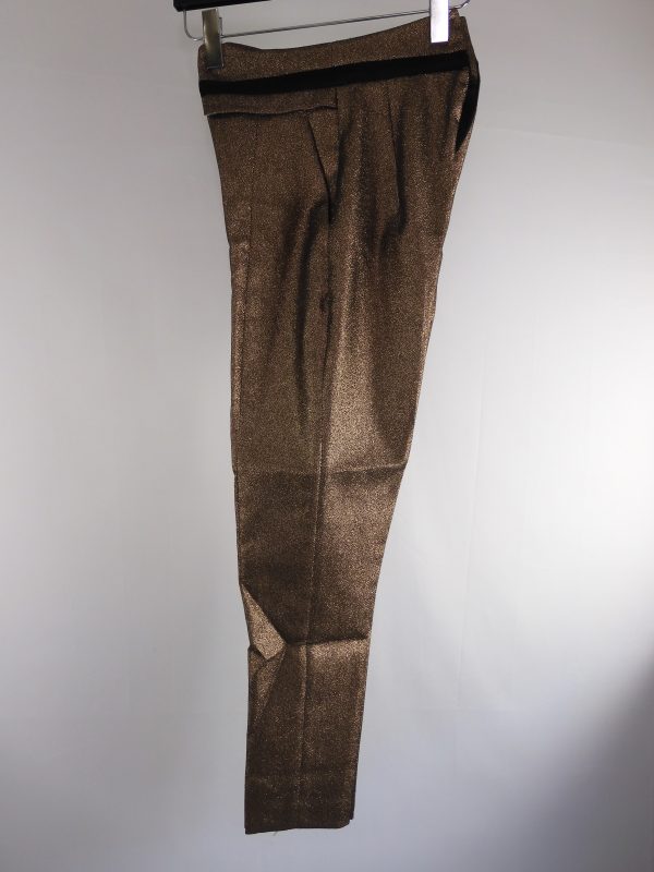 Karen Millen Gold Glitter Trousers, Size 8, Film Worn