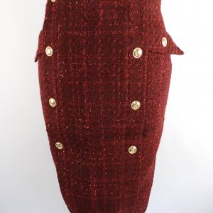 Karen Millen Sparkle Tweed Skirt, Size 8, Film Worn.