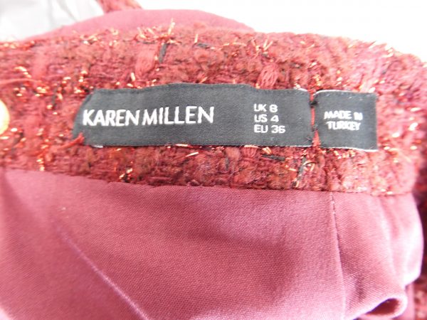 Karen Millen Sparkle Tweed Skirt, Size 8, Film Worn. - Image 2