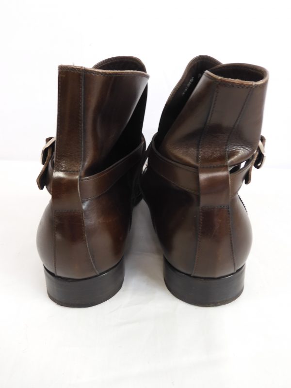Salvatore Ferragamo Chelsea Boot with Buckle Strap, Size 11 - Image 4