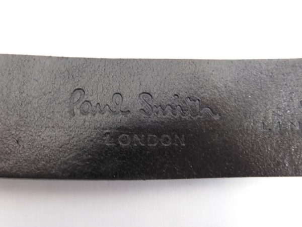 Paul Smith Black Leather Belt. - Image 4
