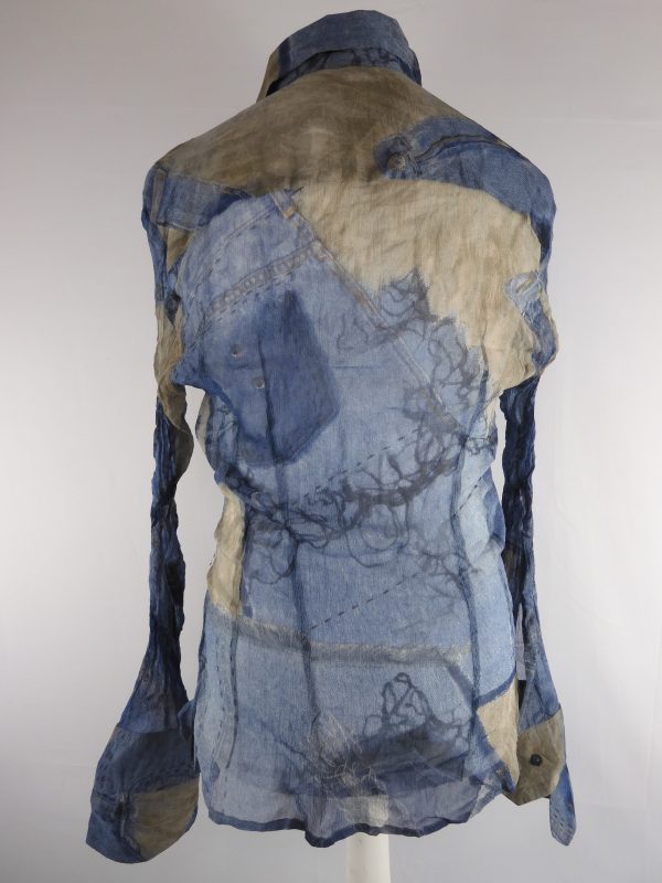 Nico Didonna Silk Shirt, Size 2 / M - Image 3
