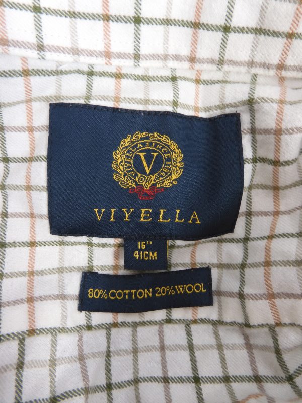 Viyella Shirt Check Shirt, Size 16" 41cm - Image 5