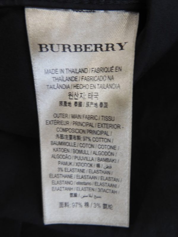 Burberry Black Shirt, Size M - Image 5