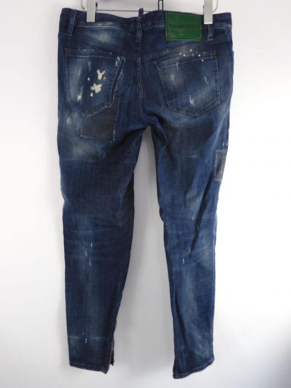Dsquared2 Distressed, zip bottom jeans, Size 44 / L - Image 3