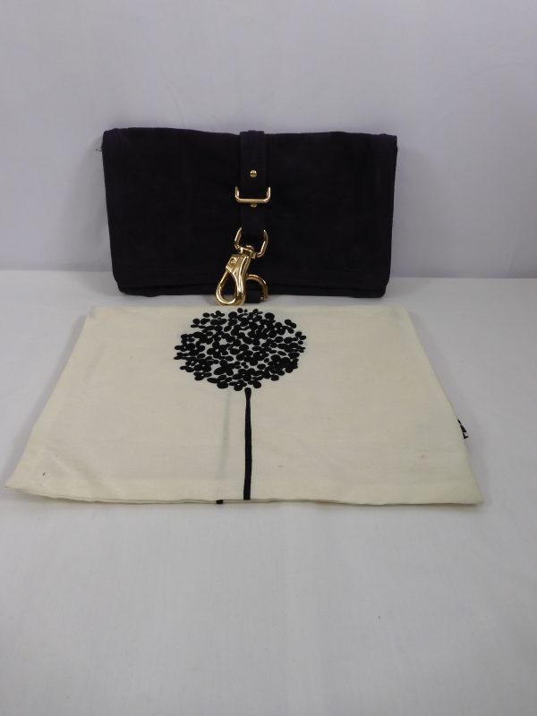 Mulberry Abigail Suede Clutch Bag