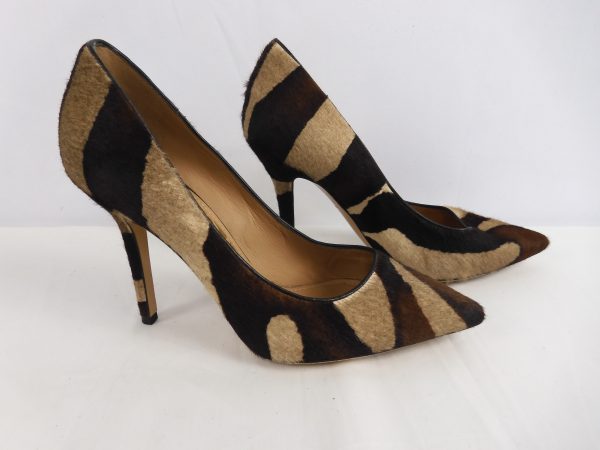 Salvatore Ferragamo Susi Calf Hair Fur Pumps, Size 5.5 - Image 5