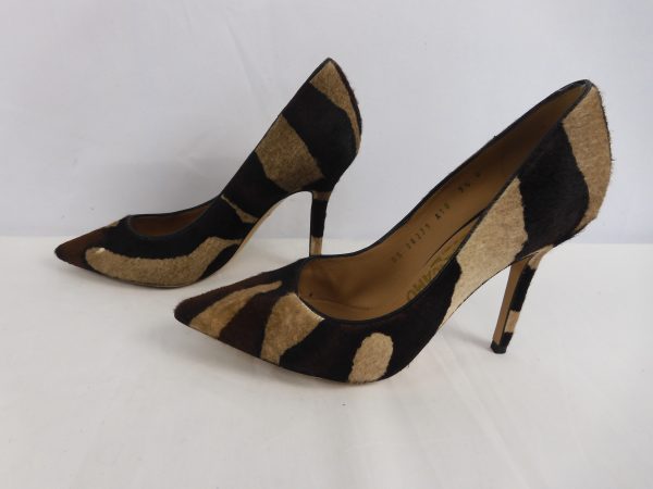 Salvatore Ferragamo Susi Calf Hair Fur Pumps, Size 5.5 - Image 7