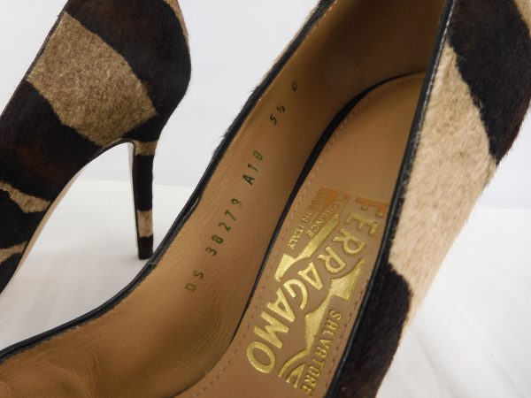 Salvatore Ferragamo Susi Calf Hair Fur Pumps, Size 5.5 - Image 8