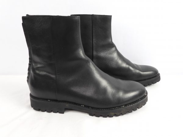 COS Chunky-Sole Leather Boots, Size 8 / 42 - Image 3