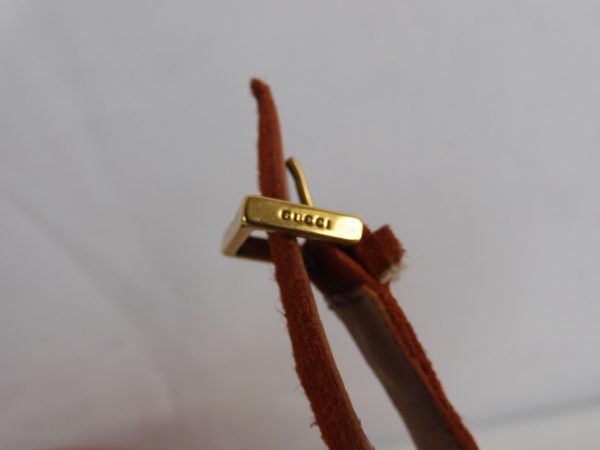 Gucci Horsebit orange Wedges, Size 36.5 / 3.5 - Image 6