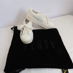 Puma Fenty by Rihanna Clara Lionel Creeper White, Size 5