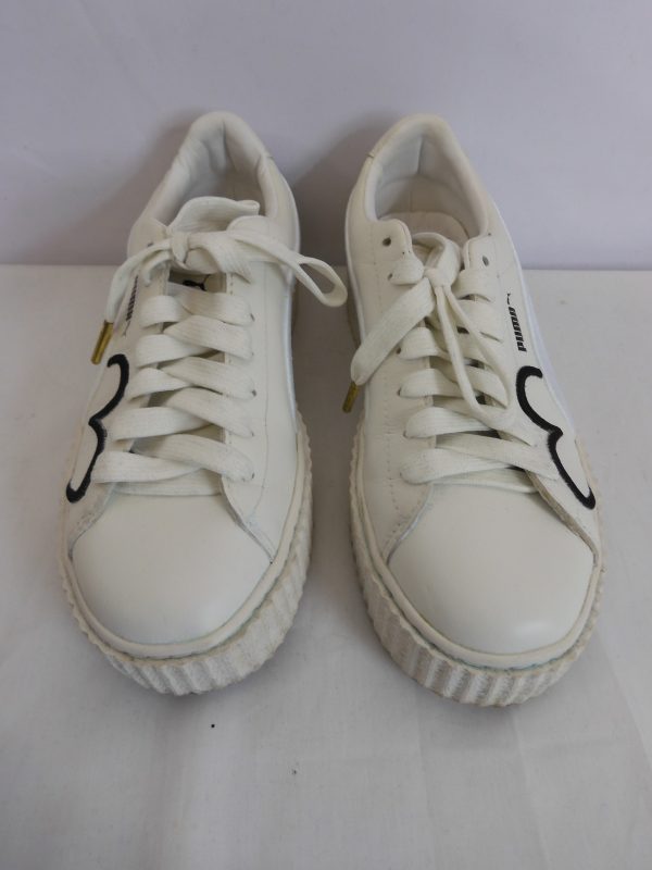 Puma Fenty by Rihanna Clara Lionel Creeper White, Size 5 - Image 3