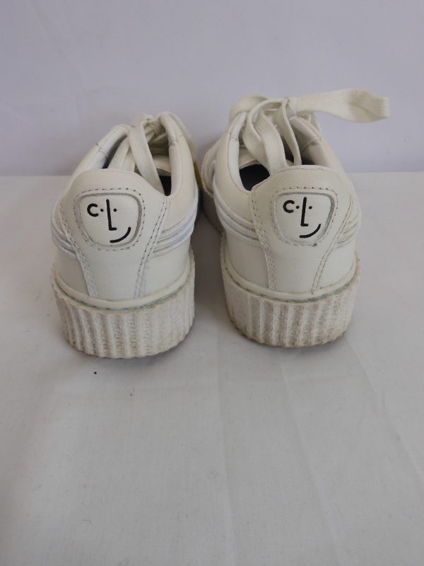 Puma Fenty by Rihanna Clara Lionel Creeper White, Size 5 - Image 6
