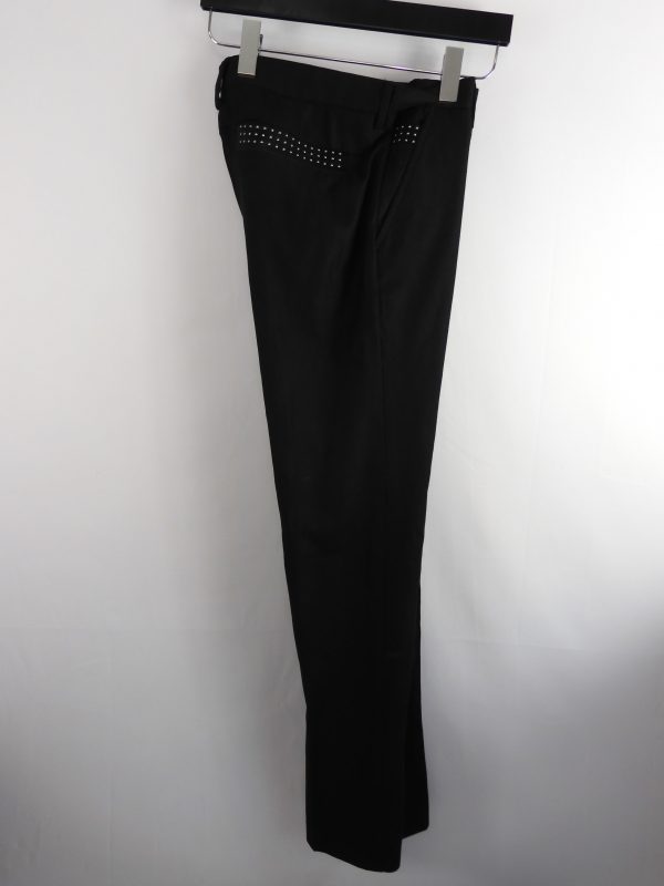 Versace Jeans Black Trousers & Studs, Size 32W