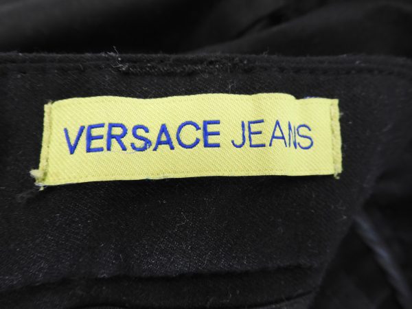 Versace Jeans Black Trousers & Studs, Size 32W - Image 5