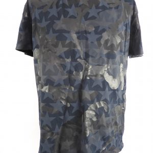 Valentino Camouflage Rockstud T-Shirt, Size M