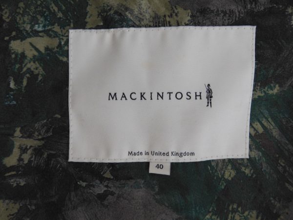 Mackintosh Camouflage Raincoat, Size 40 - Image 5