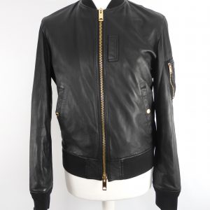 Burberry Heritage Leather Bomber jacket, Size M