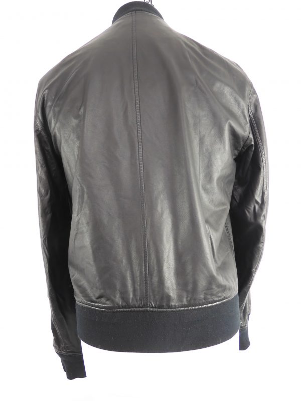 Burberry Heritage Leather Bomber jacket, Size M - Image 4