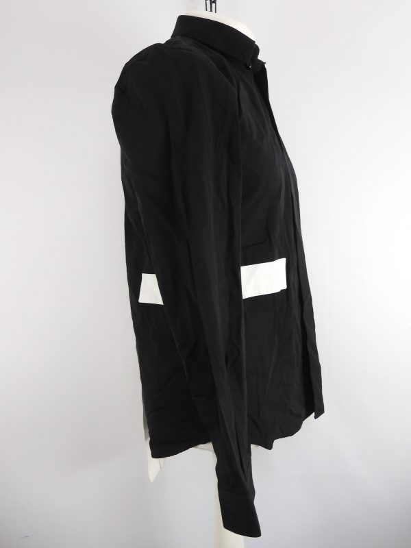 Givenchy Black and white stripe shirt, Size 38 - Image 3
