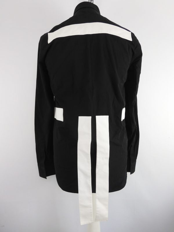 Givenchy Black and white stripe shirt, Size 38 - Image 4