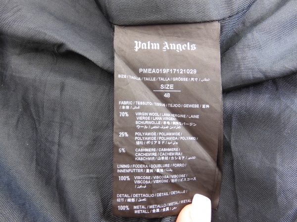 Palm Angels Overcoat, Size 48 (M) - Image 7
