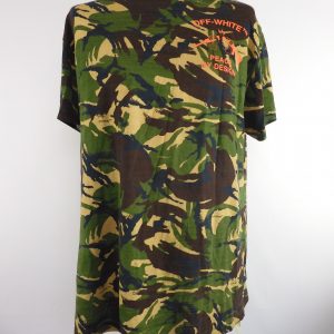 Off-White c/o Virgil Abloh Camouflage T-Shirt, Size M.
