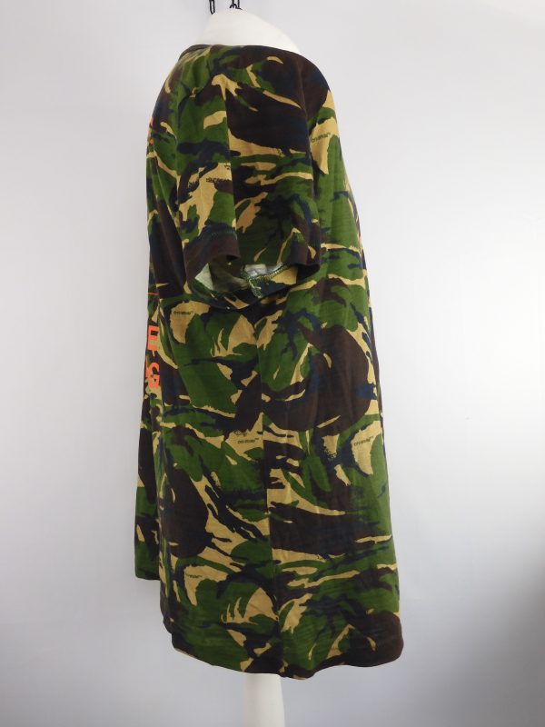Off-White c/o Virgil Abloh Camouflage T-Shirt, Size M. - Image 4