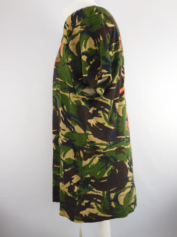 Off-White c/o Virgil Abloh Camouflage T-Shirt, Size M. - Image 6