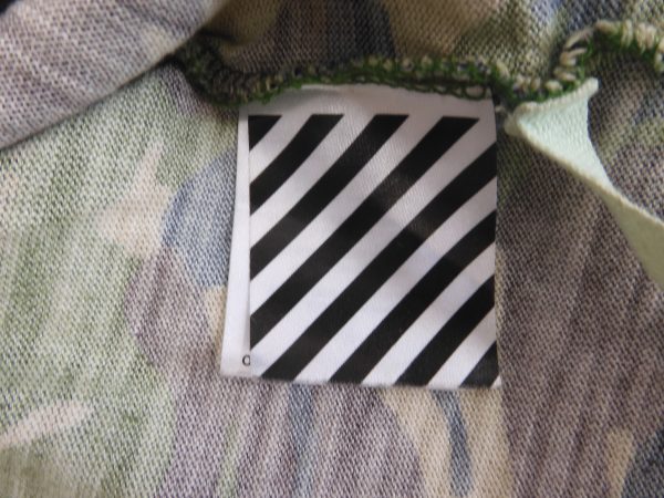 Off-White c/o Virgil Abloh Camouflage T-Shirt, Size M. - Image 8