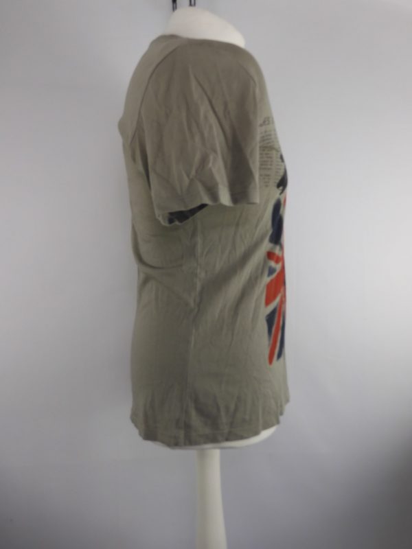 Galliano Union Jack T-Shirt, Size M - Image 3