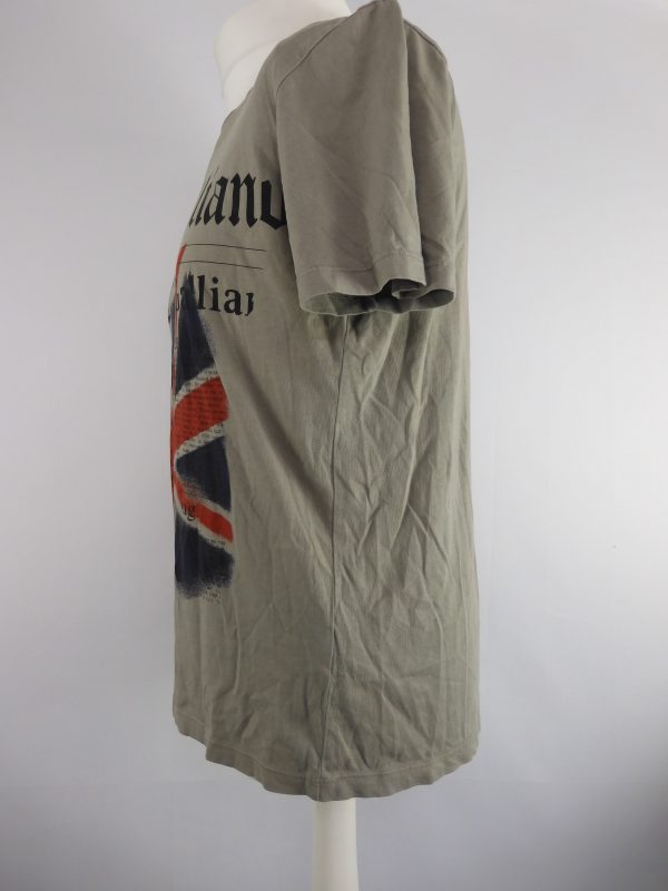 Galliano Union Jack T-Shirt, Size M - Image 5