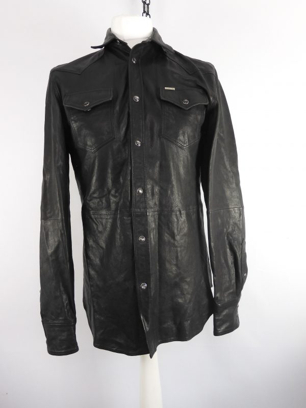 Diesel Leather Shirt / Jacket, Size L.