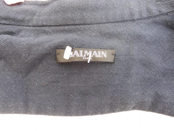 Balmain Chinese Collar Shirt, Size 40, (L). - Image 7