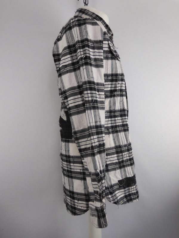 Off-White c/o Virgil Abloh Check Shirt, Size L. - Image 3