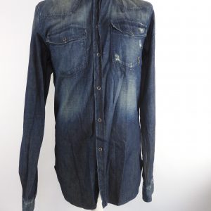 Pierre Balmain Denim Shirt, Size 34/48 (M)