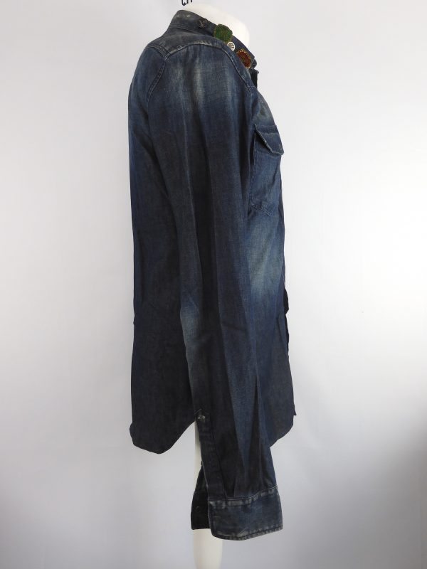 Pierre Balmain Denim Shirt, Size 34/48 (M) - Image 3