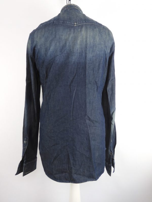Pierre Balmain Denim Shirt, Size 34/48 (M) - Image 4