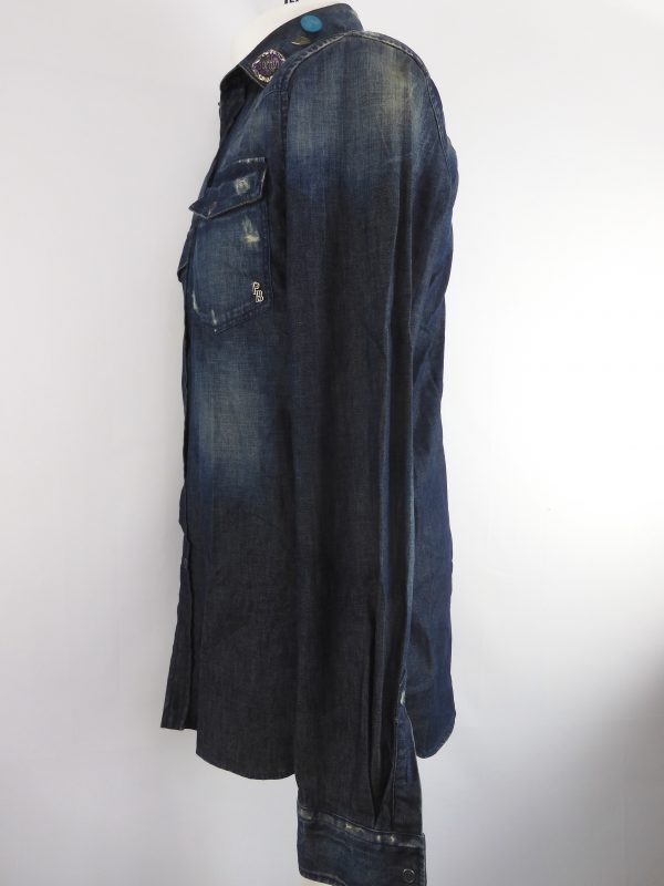 Pierre Balmain Denim Shirt, Size 34/48 (M) - Image 5