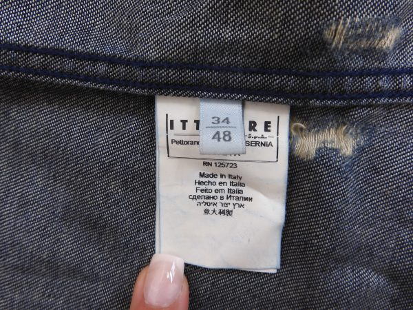 Pierre Balmain Denim Shirt, Size 34/48 (M) - Image 9